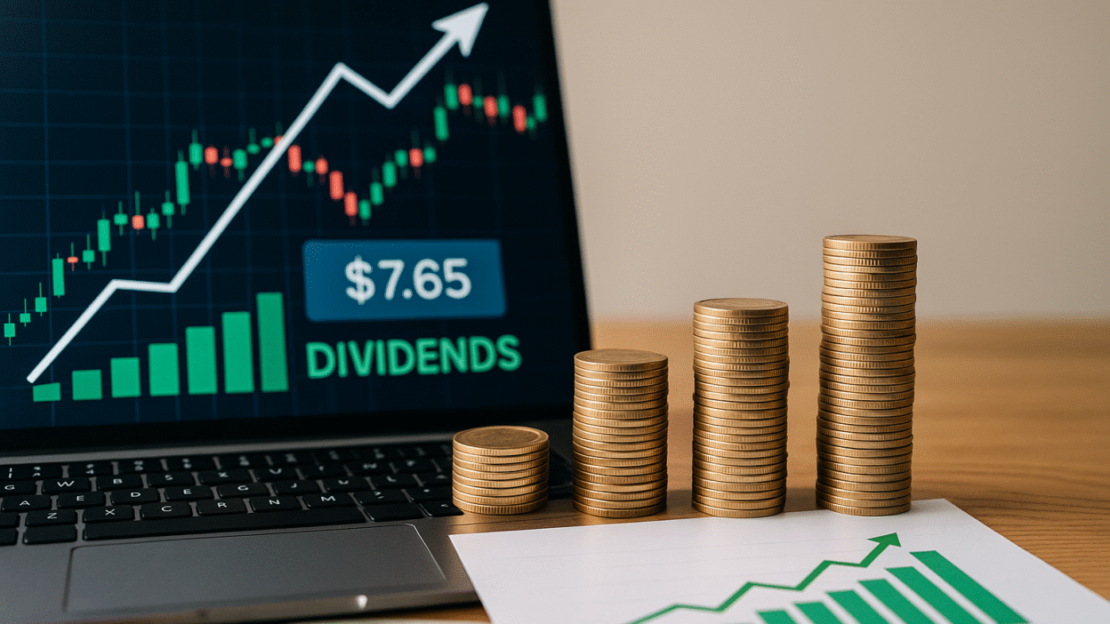 Investors analyzing dividend stocks under $10 in 2025 for high yield and growth potential