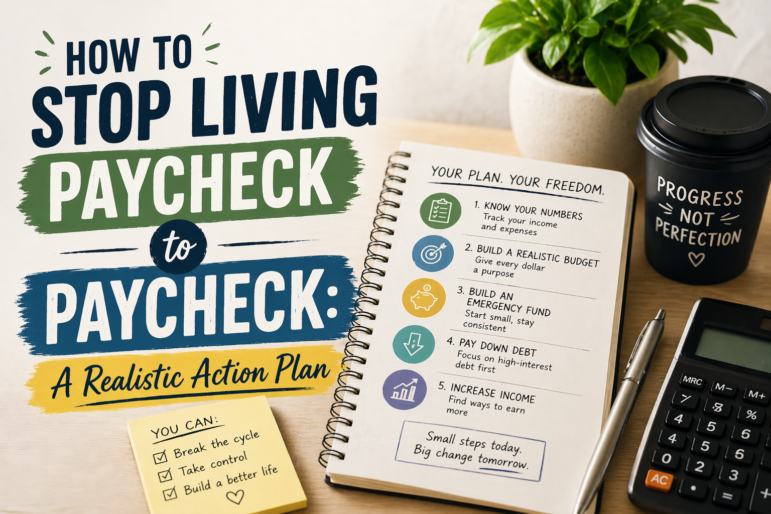 How to Stop Living Paycheck to Paycheck: A Realistic Action Plan